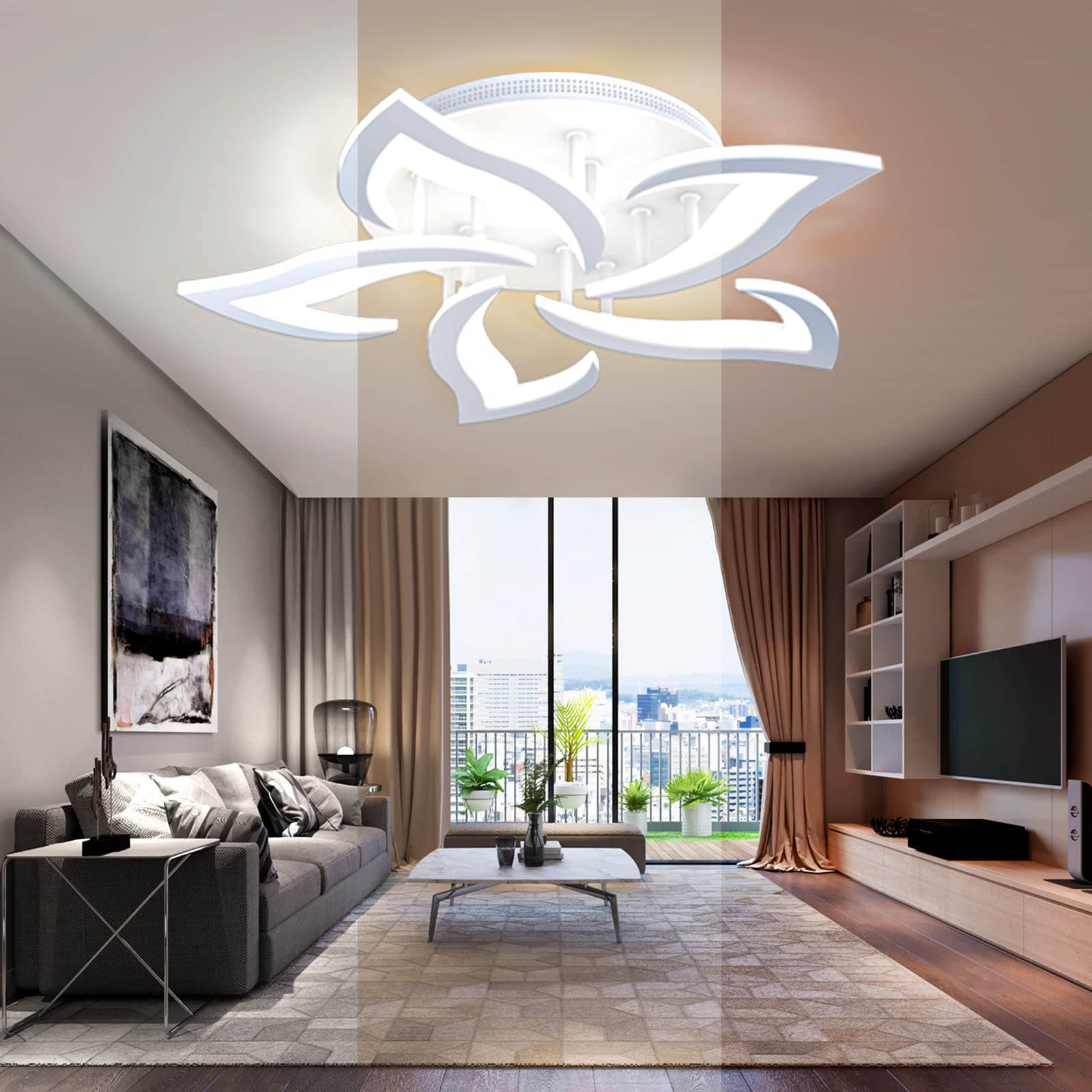 Best Luxury Apartments for Rent in Fairfax VA - Contemporary Sustainable Penthouse Apartment With Fairfax Solar Tubes And Erik Bright Led Flush Mount Lamp