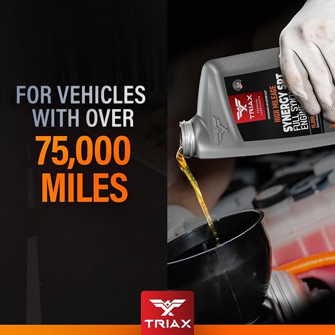 Aceite para motor sintético 10W-40 Triax Synergy SRT 5 Quart miniatura 8