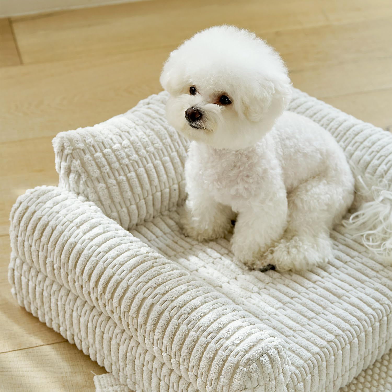Amazon | 【Woolly Pet in style】ボンボンペットソファ 58 X 48 X