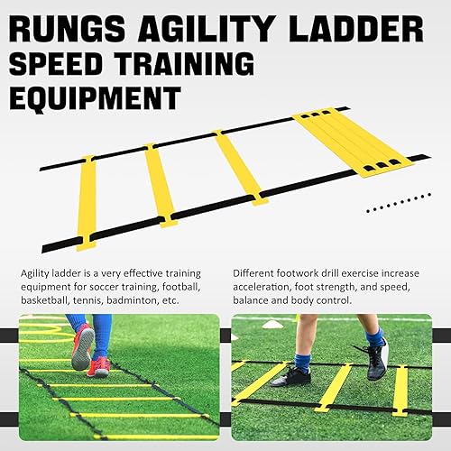 Miniatura 4 de RUNBOW Portería de fútbol portátil para niños de 4 x 3 pies para patio trasero, red de fútbol pequeña, juego de 2 con bolsa de transporte