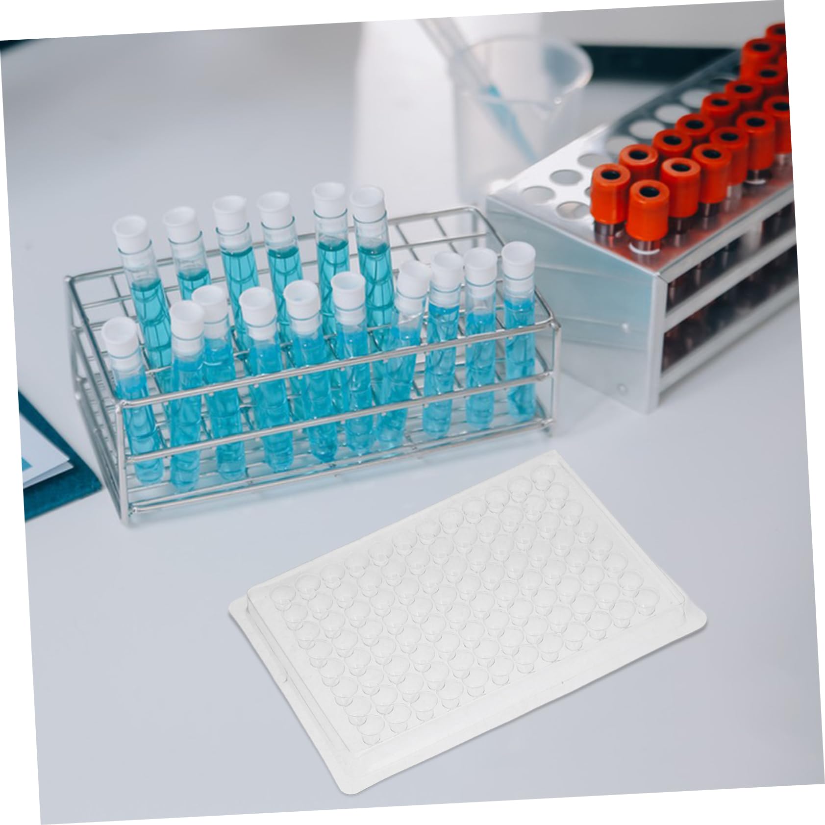 ABOOFAN 3 Set Piastra Di Reazione Della Piastra Del Coagulo Di Laboratorio Piastra Di Coltura Cellulare Vassoio Di Coltura Vassoio Per Colture Cellulari Trasparente Pvc 100 Pezzi*3