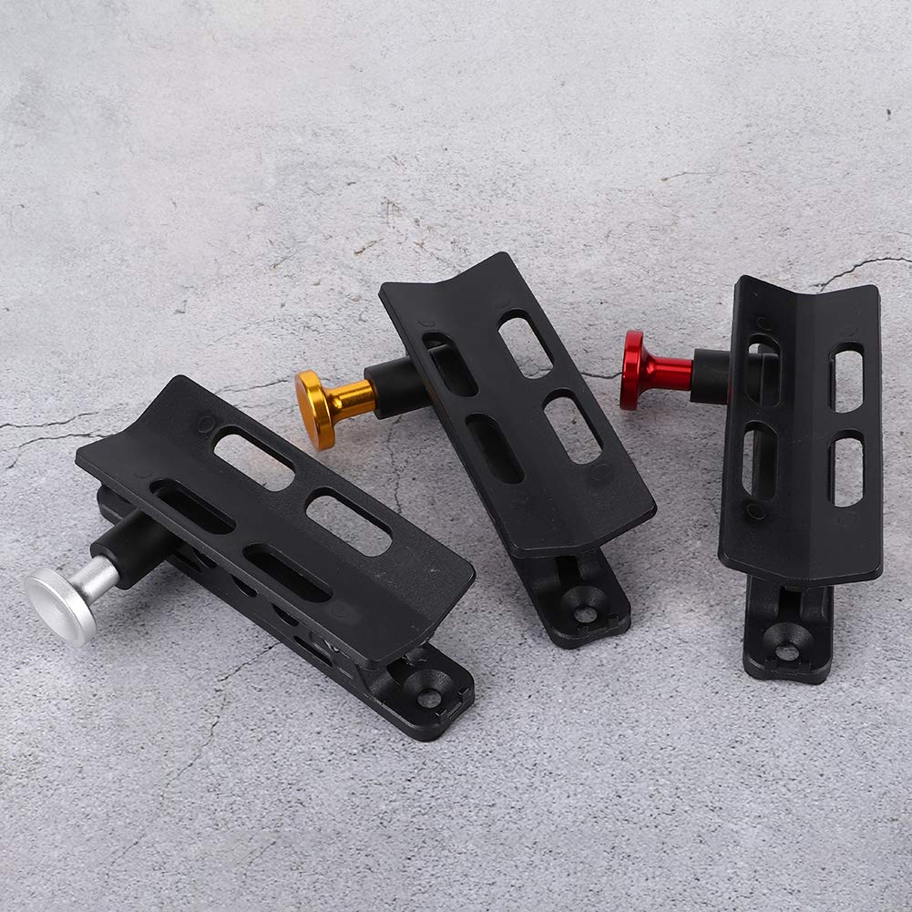 Terisass Supporto per estintore per Veicolo Supporto Universale Regolabile per Roll Bar Portabottiglie per estintore Supporto per estintore a sgancio rapido per Sport/JK/Sahara(Rosso)