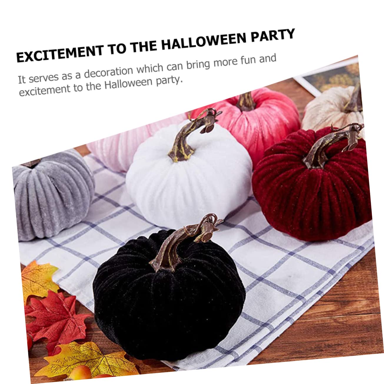Cabilock 3 Sätze Goldener Samtkürbis Halloween Dekorationen Pilz Girlande Dekorationen Für Zuhause Halloween Kürbis Laterne Herbst Ornamente Erntefest 6 Stück * 3