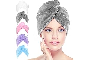 AIDEA Microfiber Hair Towel Wraps: Quick-Drying Hair Care for All