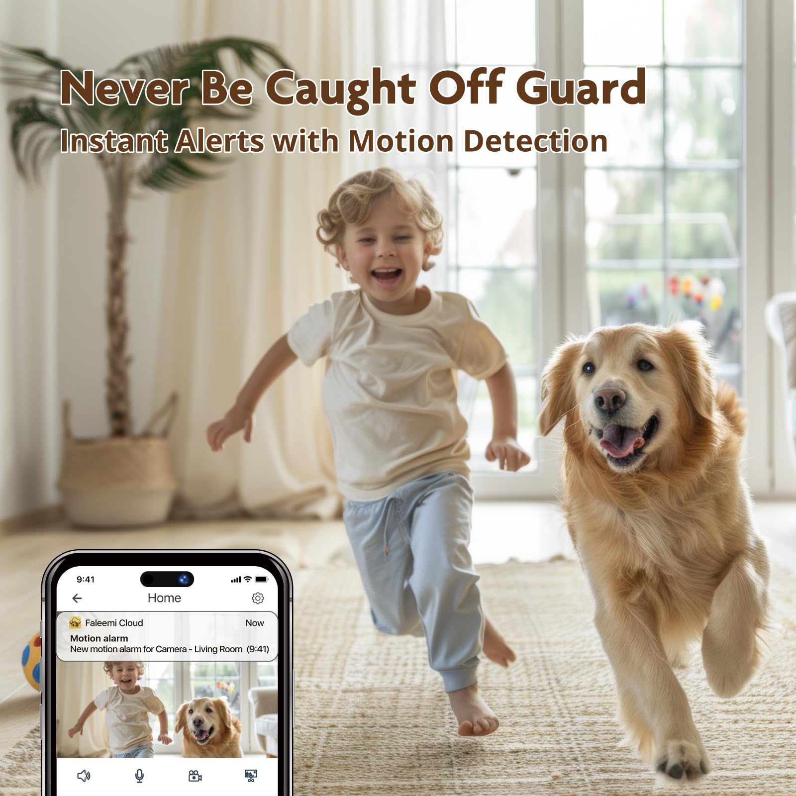 Cámara de seguridad WiFi para interiores 2K con detección de movimiento y seguimiento automático, visión nocturna, audio bidireccional, sirena, almacenamiento SD/nube (1, negro)
