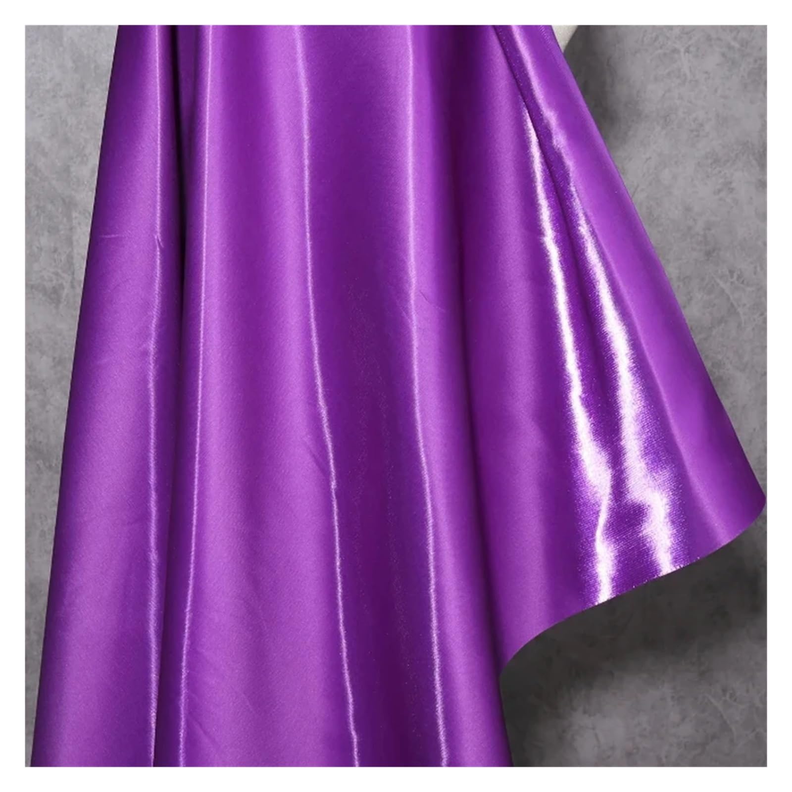 Satin Fabric Multi-Color Liquid Satin Reflective Crystal Fabric Smooth Sparkle Stiff Material for Craft(Color 31)