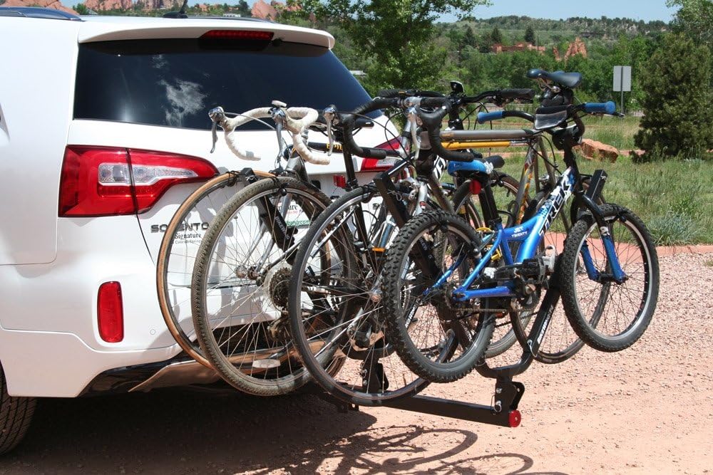 Let's Go Aero BikeWing-T4 Four Bike Tilt & Fold Hitch Rack (BBR260)