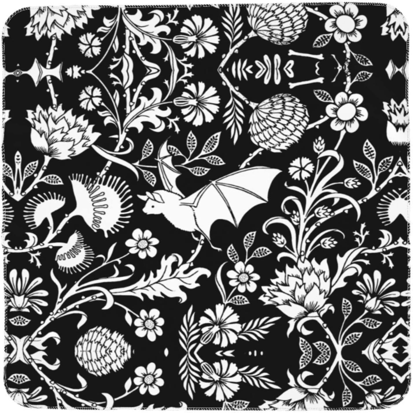 Belinyo Bats and Flower Baby Swaddle Blankets Nursing Cover