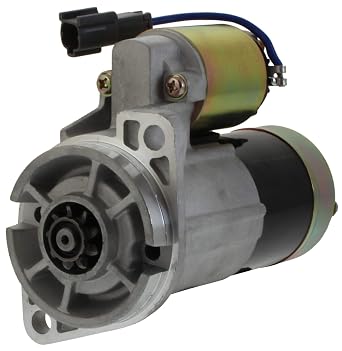 New Starter compatible with Nissan & TCM Lift Trucks with K15/K21/K25 Engine Cat Kalmar Komatsu Mitsubishi Replaces M0T65581 M000T65581 M000T65582 M000T65583 M000T65584 23300-GS20 23300-FU410