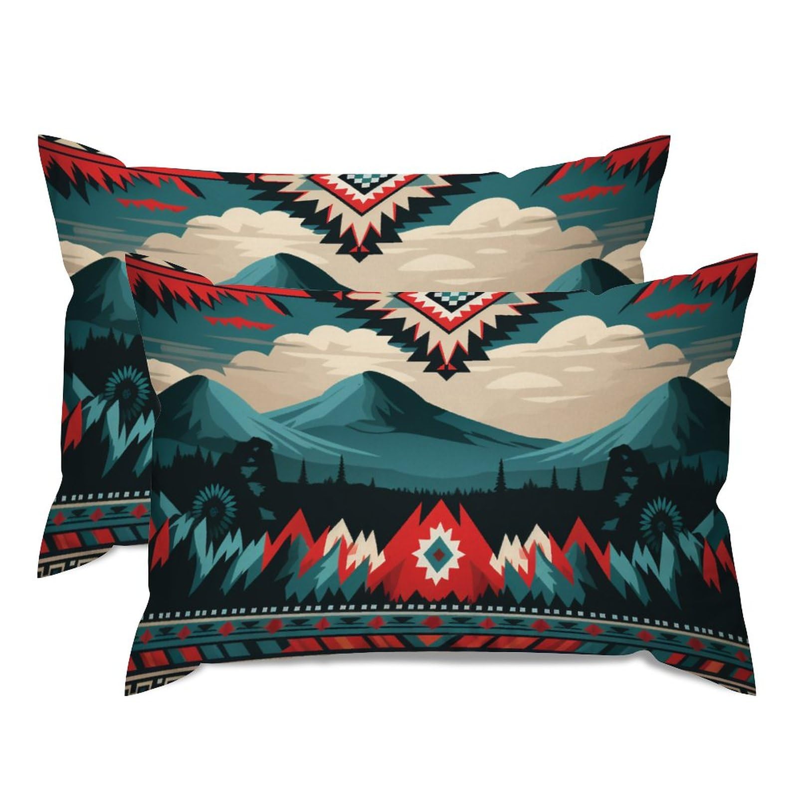 Housse de coussin lombaire style africain pour réchauffer l'ambiance de la maison