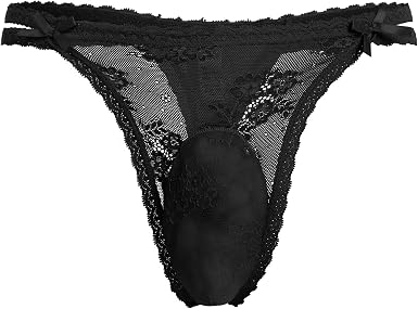 Amazon.com: Lencería para hombre con cordón transparente y tanga, braguitas  con cordón cruzado, bolsa abultada, bikini, ropa interior : Ropa, Zapatos y  Joyería