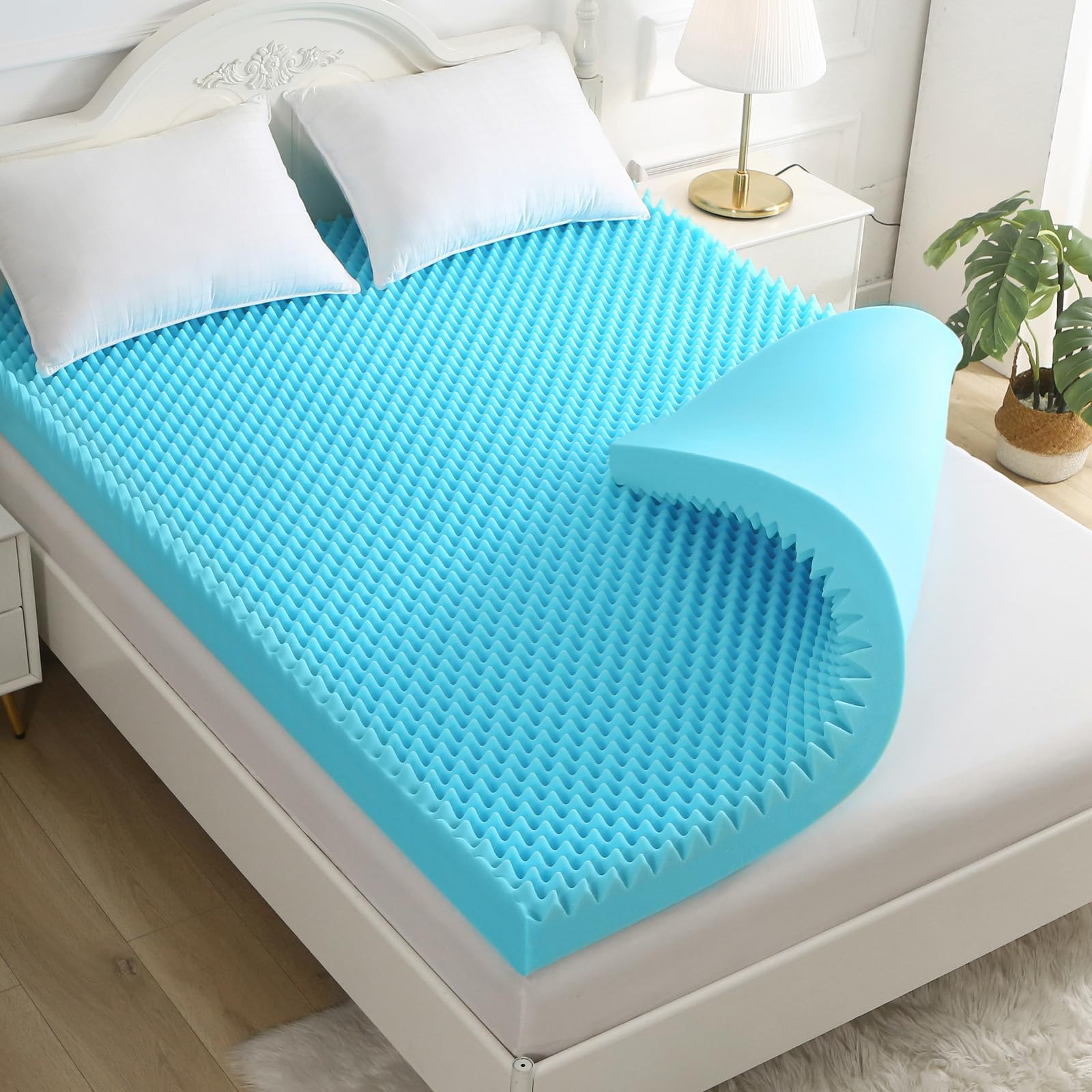 Surmatelas en mousse à mémoire de forme 5 zones PERFORM Sélenia - Surmatelas Pas