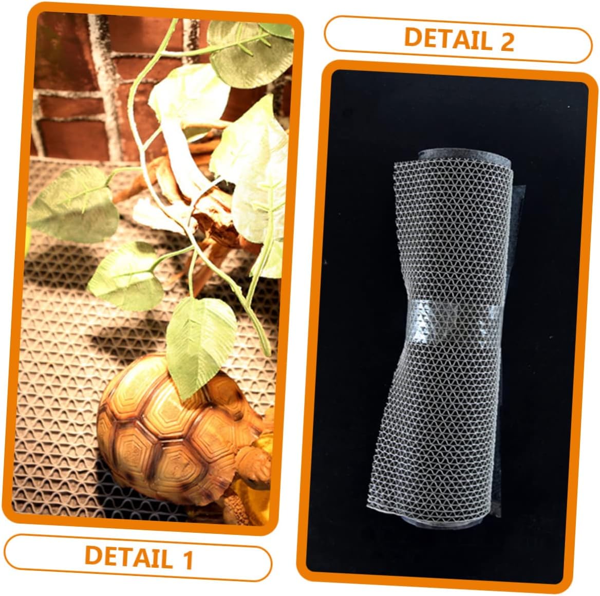 MERRYHAPY Tortoise Bedding Reptile Enclosure Mat Gecko Terrarium Liner Snake Substrate Reusable Carpet