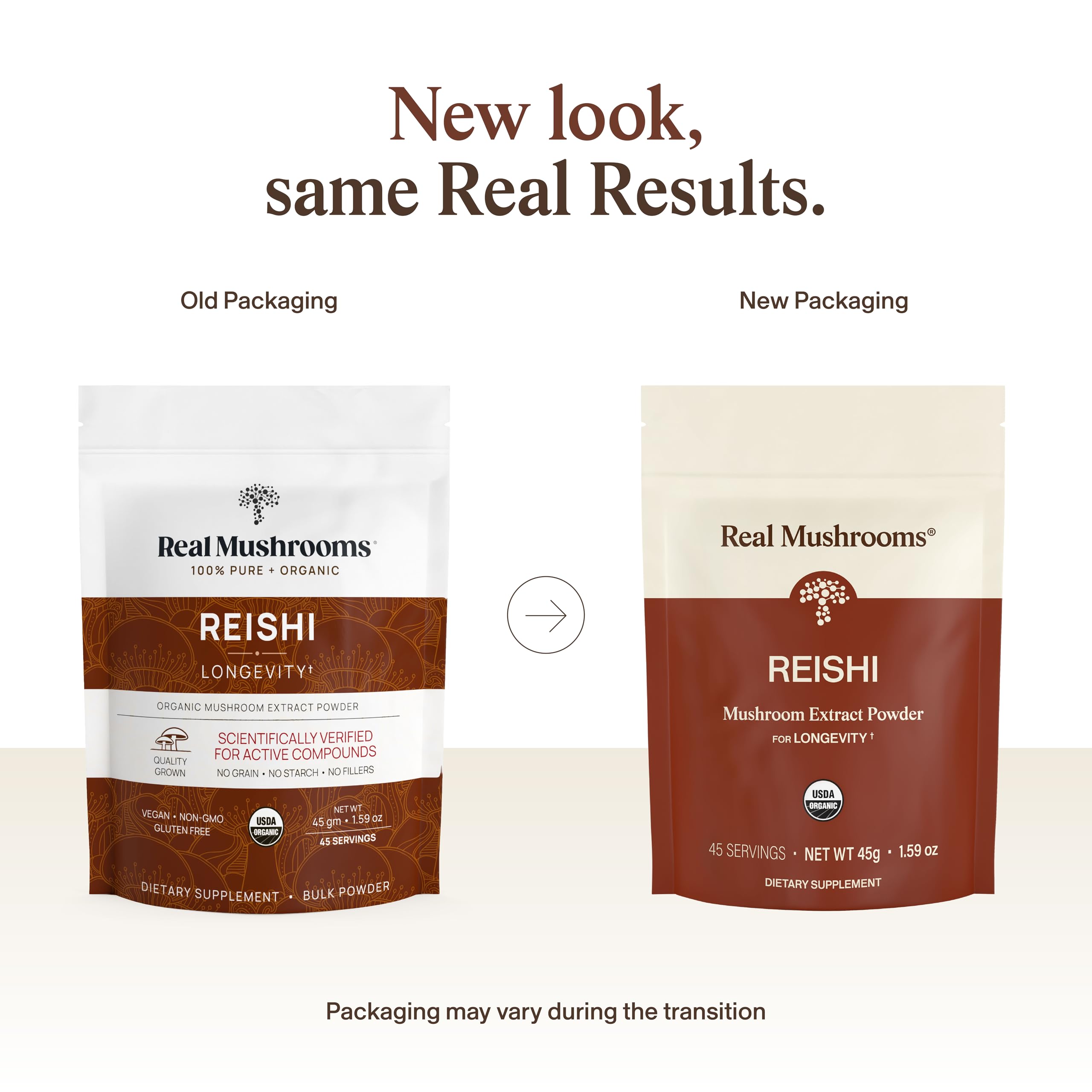 Real Mushrooms Organic Red Reishi Powder for Wellness, 45 Servings — Amazon image 2