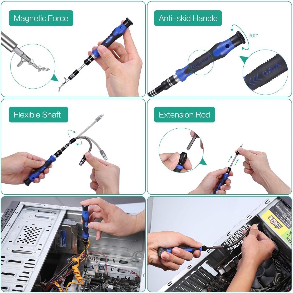Assembly and Features of ORIA Precision Screwdriver