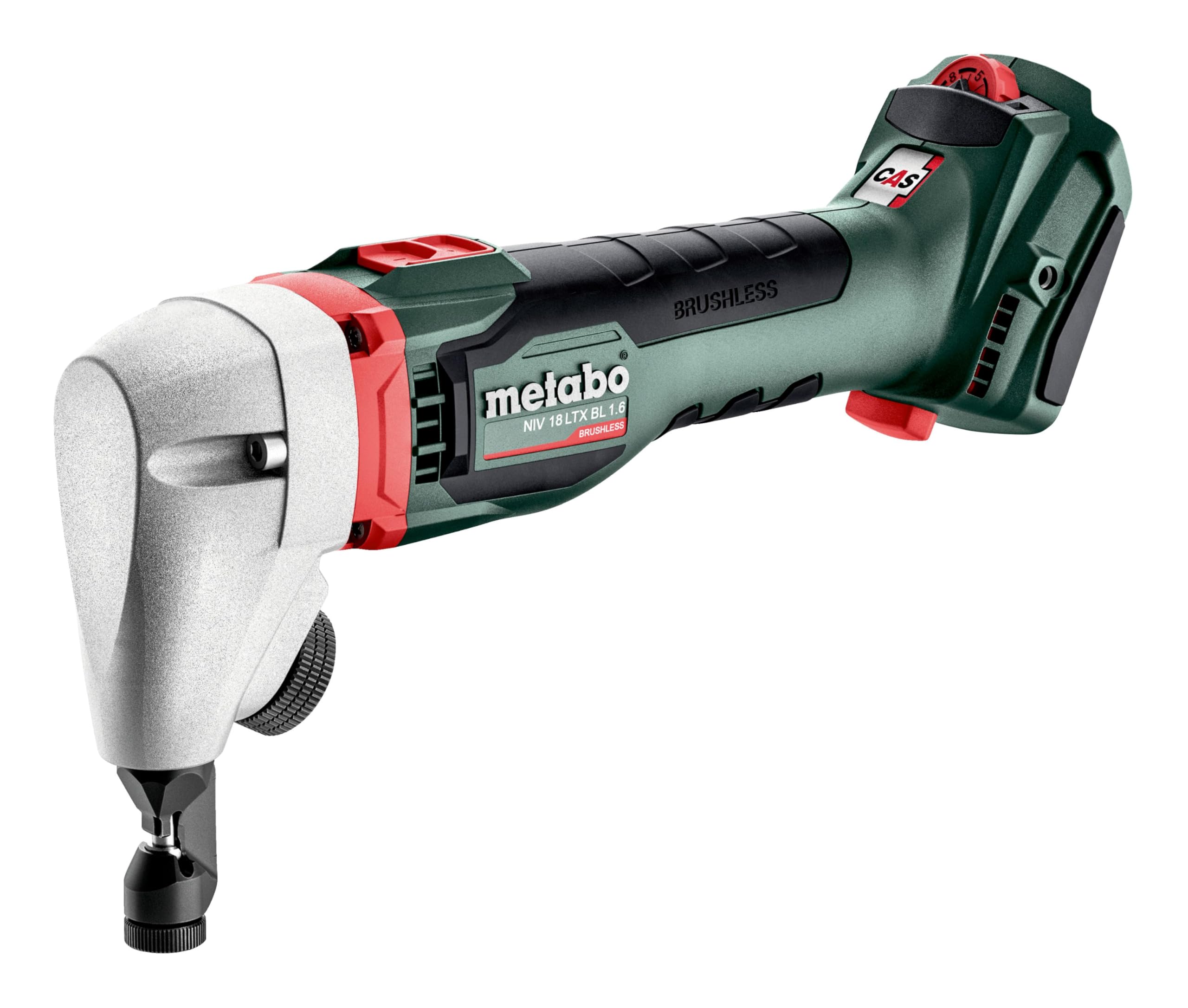 Metabo NIV 18 LTX BL 1.6, grignoteuse 18V, sans batterie ni chargeur