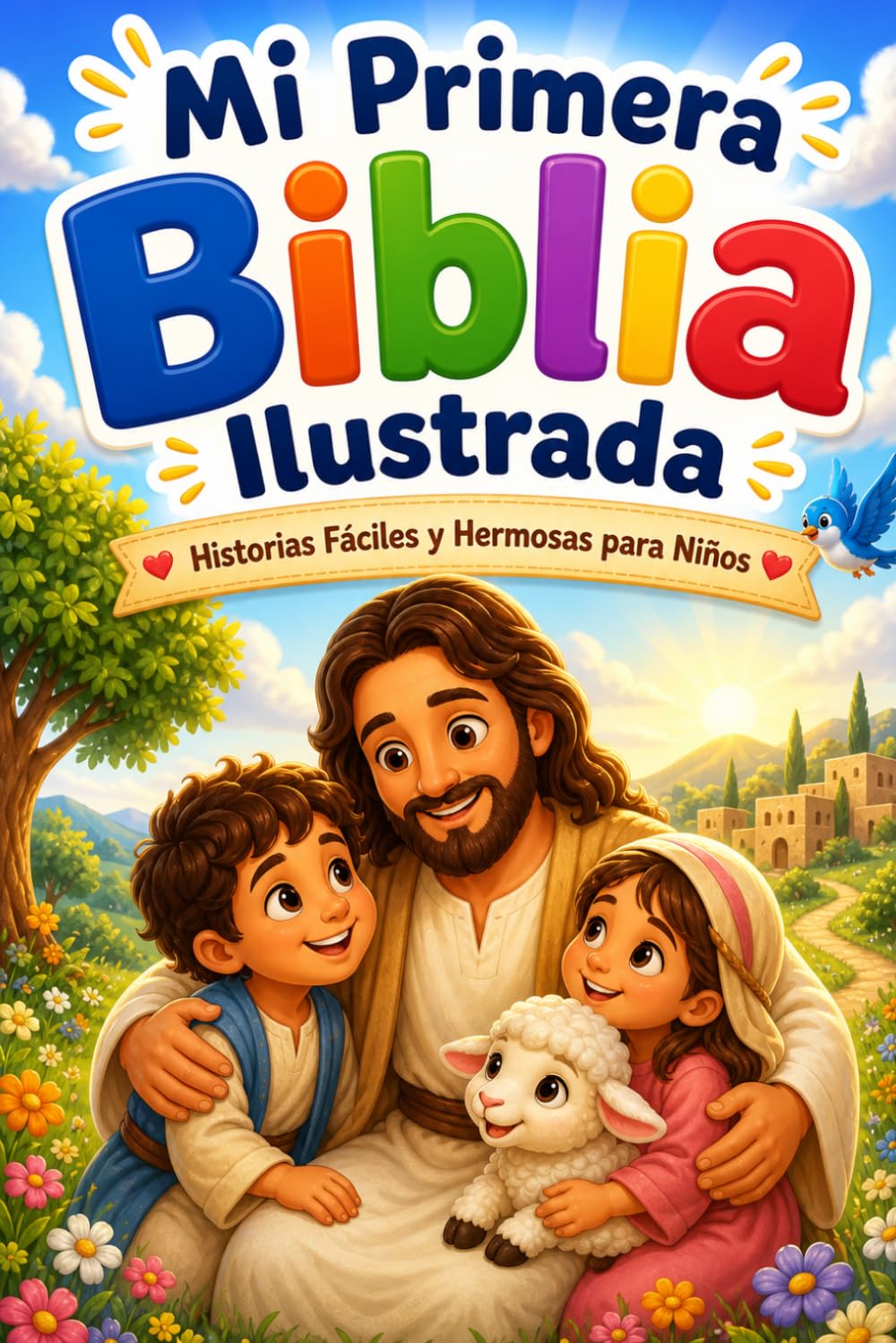 Mi Primera Biblia Ilustrada: Historias Fáciles y Hermosas para Niños