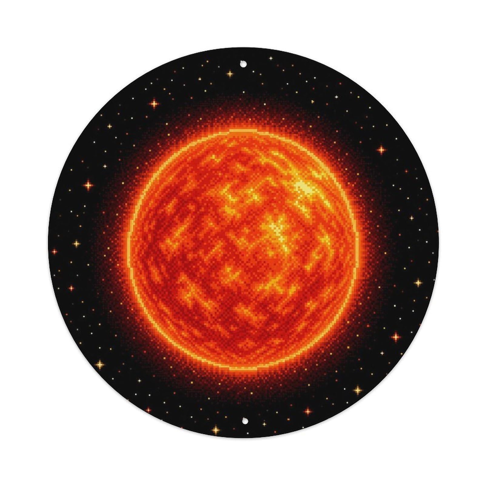 Odgynaw 8X8inch(20X20cm) Deep Space Aldebaran Star Celestial Science Cosmic Metal Tin Sign