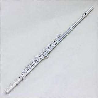 Flute Musical Instrument In C Key Sterling Silver 16 Closed-hole Silver-plated flute instrument