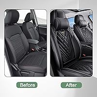 Vista 38 de Fundas de asiento de automóvil para Lexus is 2002-2024, cojín de asiento de automóvil de alta calidad, protectores de asiento impermeables