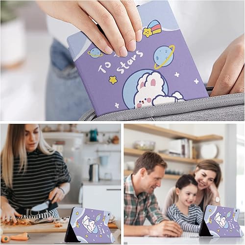 Miniatura 6 de Para Samsung Tab A7 10.4 Pulgadas Funda Multi-Ángulo Smart Stand Shell Cubierta Protectora Para Samsung Galaxy Tab A7 Tablet 20202022