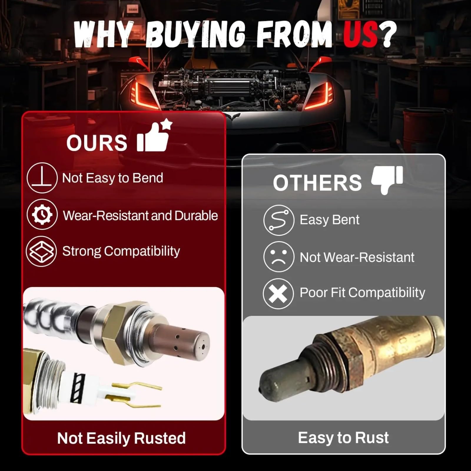 Sonda Lambda Sensore Sensore Di Ossigeno O2 Rapporto Carburante Aria E Sensore O2 39210-25130 Compatibile Con Hyundai Per Sonata V Nf 2005-2010
