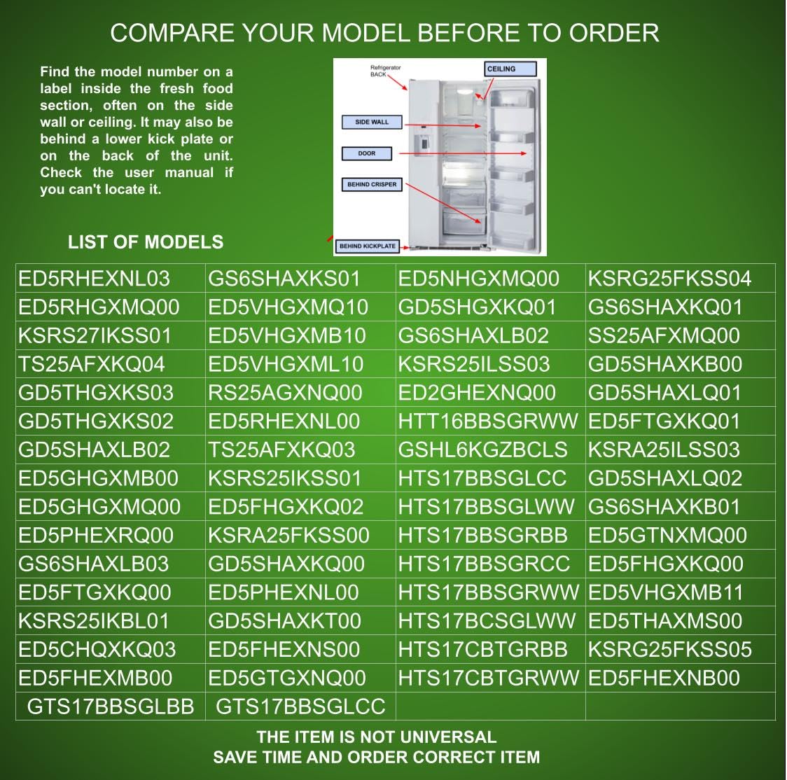 5SP14P437RFR Refrigerator Compressor Overload Relay 5SP14P437 437NFBYY