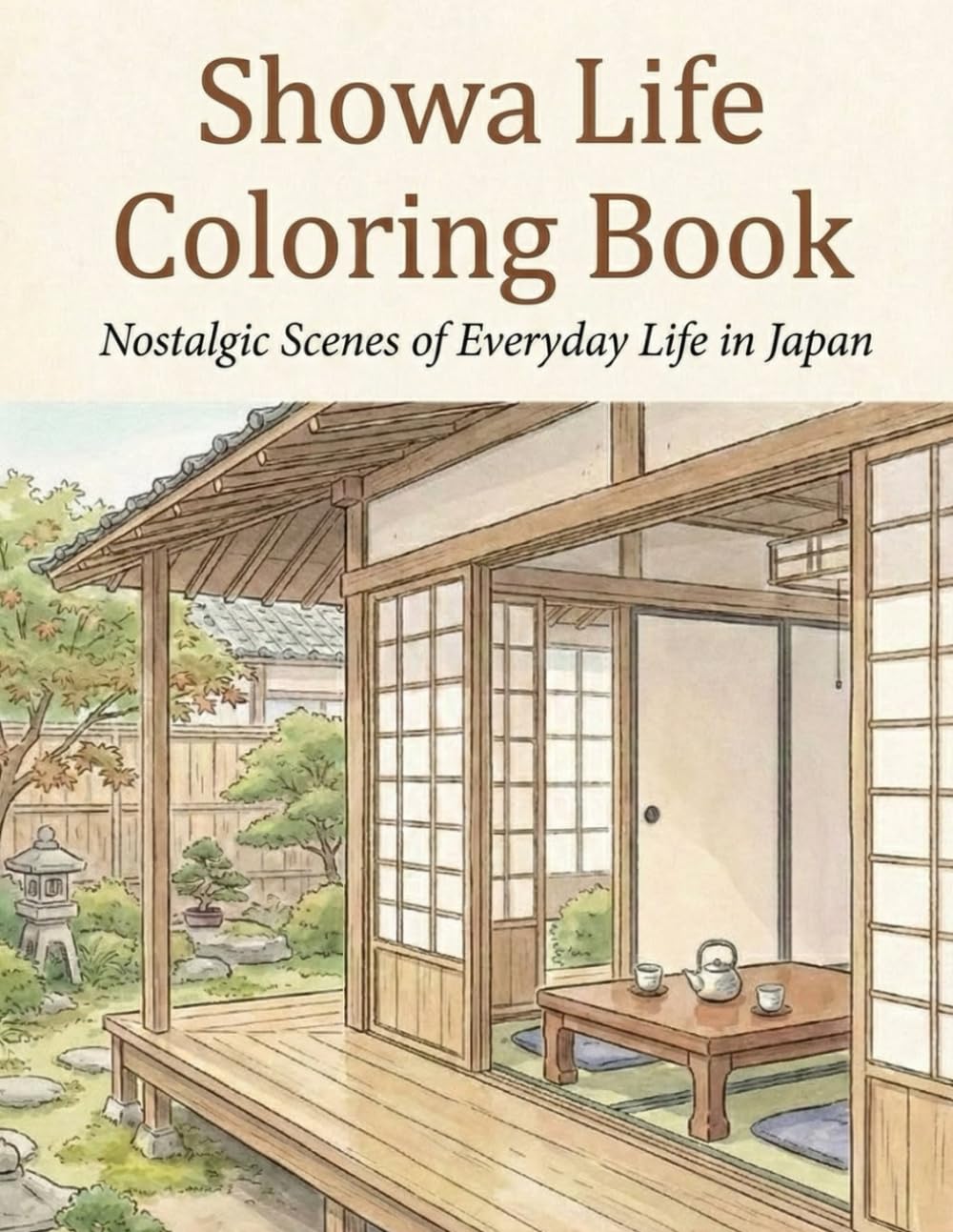 Showa Life Coloring Book: Nostalgic Scenes of Everyday Life in Japan