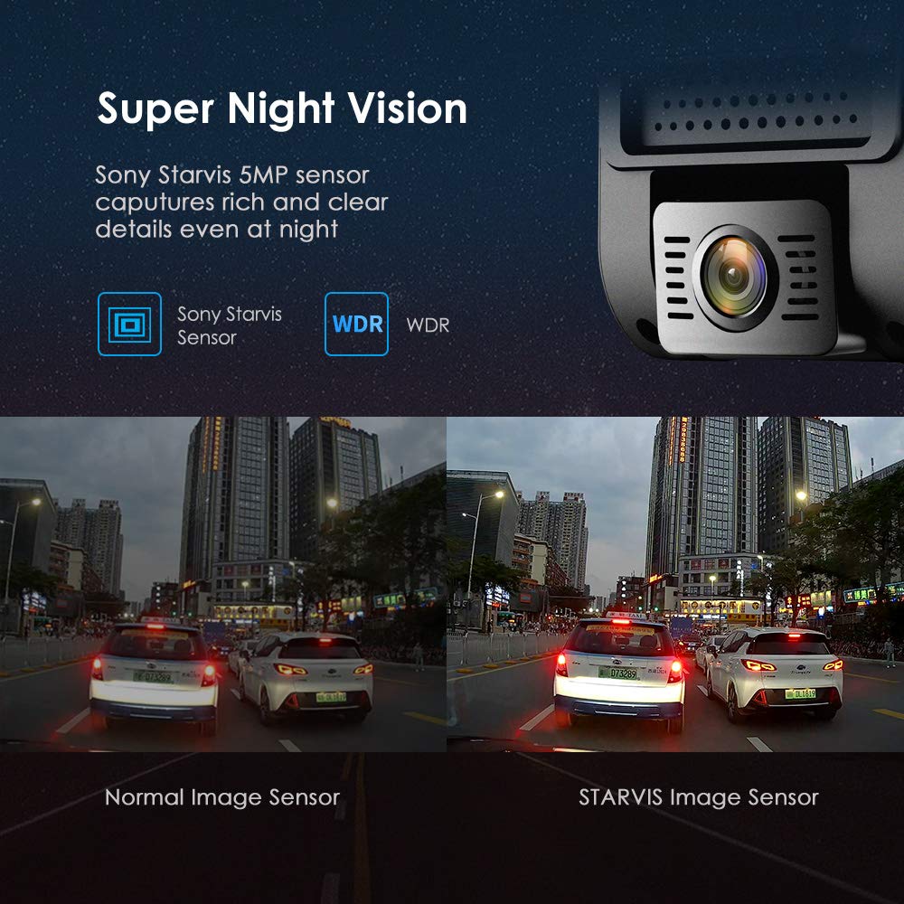 VIOFO A119 V3 2560 x 1600P Quad HD + Cámara de coche con GPS y DVR CPL