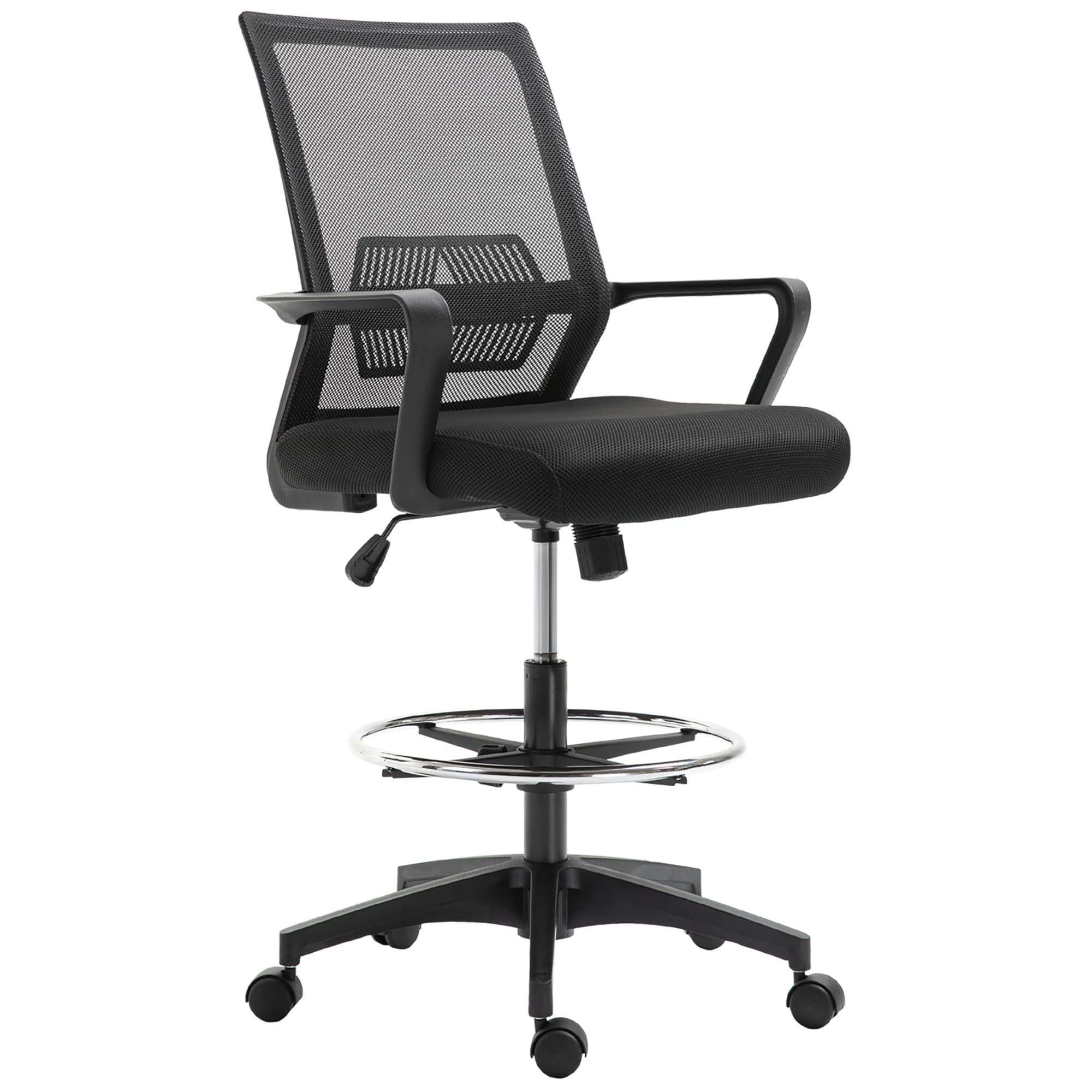 Vinsetto Sedia Da Ufficio Ergonomica Reclinabile Poltrona Ufficio Con