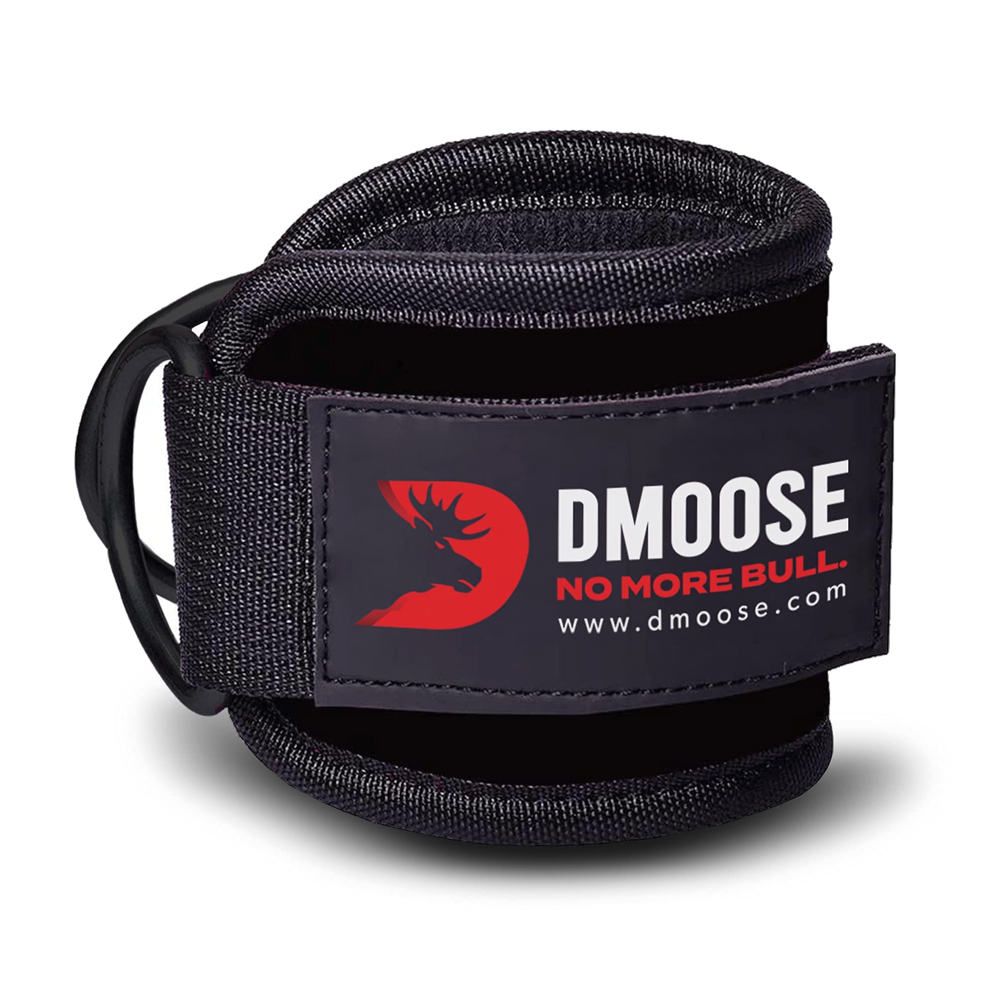 DMoose Fitness Ankle Straps for Cable Machines Padded Gym Cuffs for