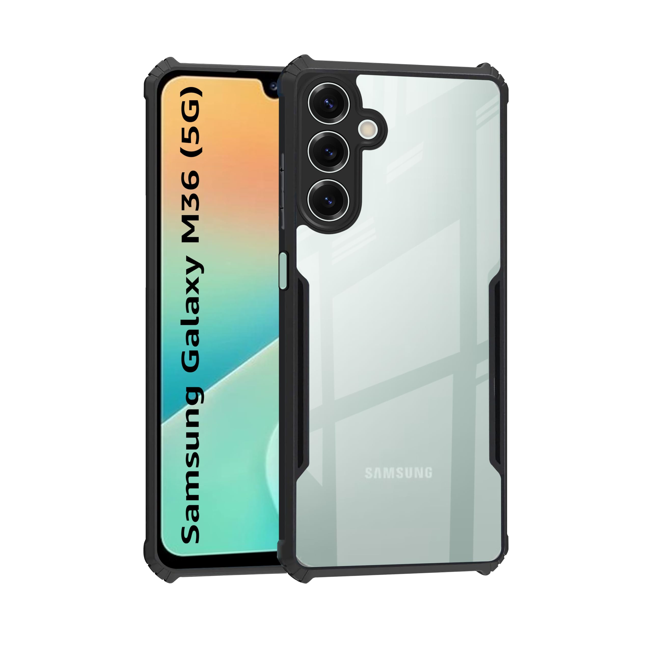 CEDO Samsung Galaxy M36 / F36 (5G) Bumper Case | Soft Jel Flexible Thin Full Protection Shock Proof Clear TPU Back Case Cover for Samsung Galaxy M36 / F36 (5G) (Transparent) — Amazon image 6