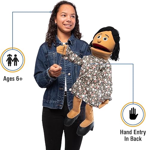 Miniatura 2 de Maria madre hispanamaestra de 25 pulgadas cuerpo completo títere estilo ventrílocuo