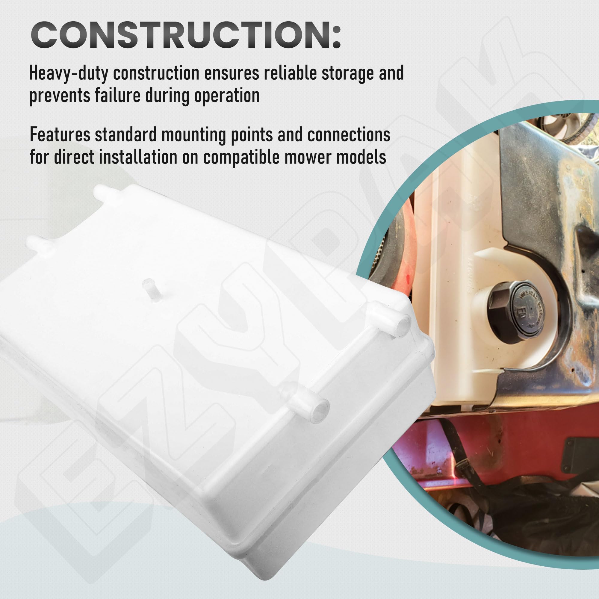 7601092MA - Depósito de combustible de 1.4 galones con tapa para cortacésped BS/Mur-ray 94073 94073MA 7601092 690294MA 690280