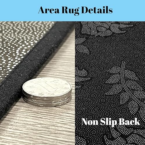 Miniatura 4 de Erosebridal Alfombra de vaquero occidental de 3 x 5, alfombra de caballo de toro para niños y hombres, alfombra azteca bohemia que no se desprende,