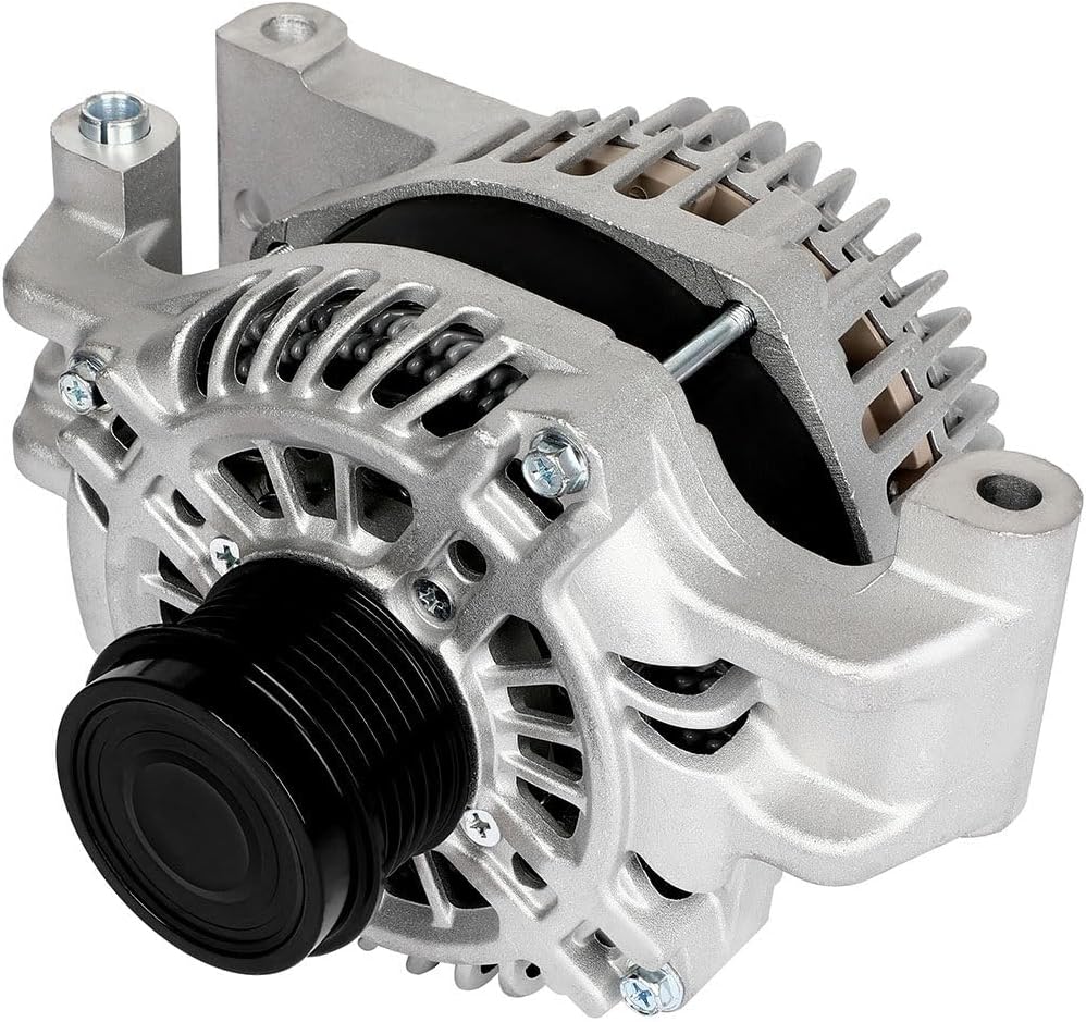 OCPTY Alternator 11553 Fit for Dodge Avenger 2012 2.4L for Dodge Dart 2013-2016 2.0L 2.4L for Chrysler 200 2012 L4 2.4L Automotive Replacement Alternators 12v 140amp 6 Groove Clutch Pulley
