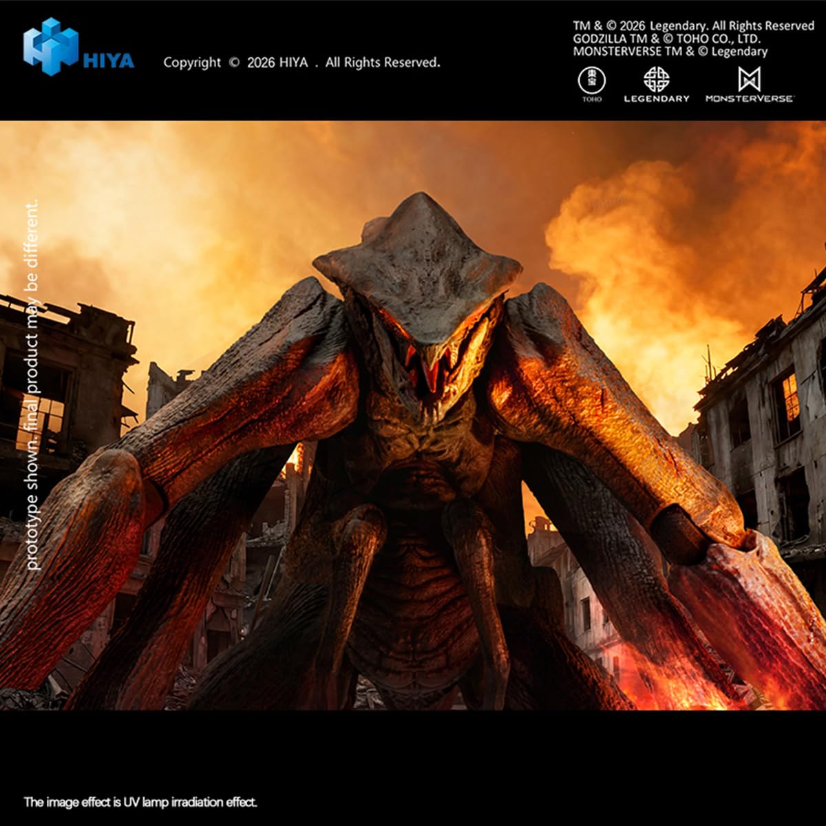 HIPLAY HIYA Seria Exquisite Basic Godzila: King of the Monsters 2019 MUTO (EBG0246) Figurka akcji 15 cm