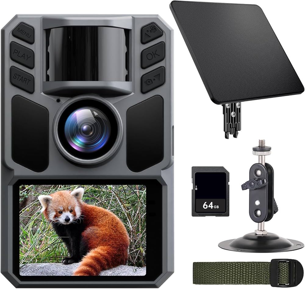 Amazon.co.jp: FKPCAM トレイルカメラ ソーラー式 【ソーラー式