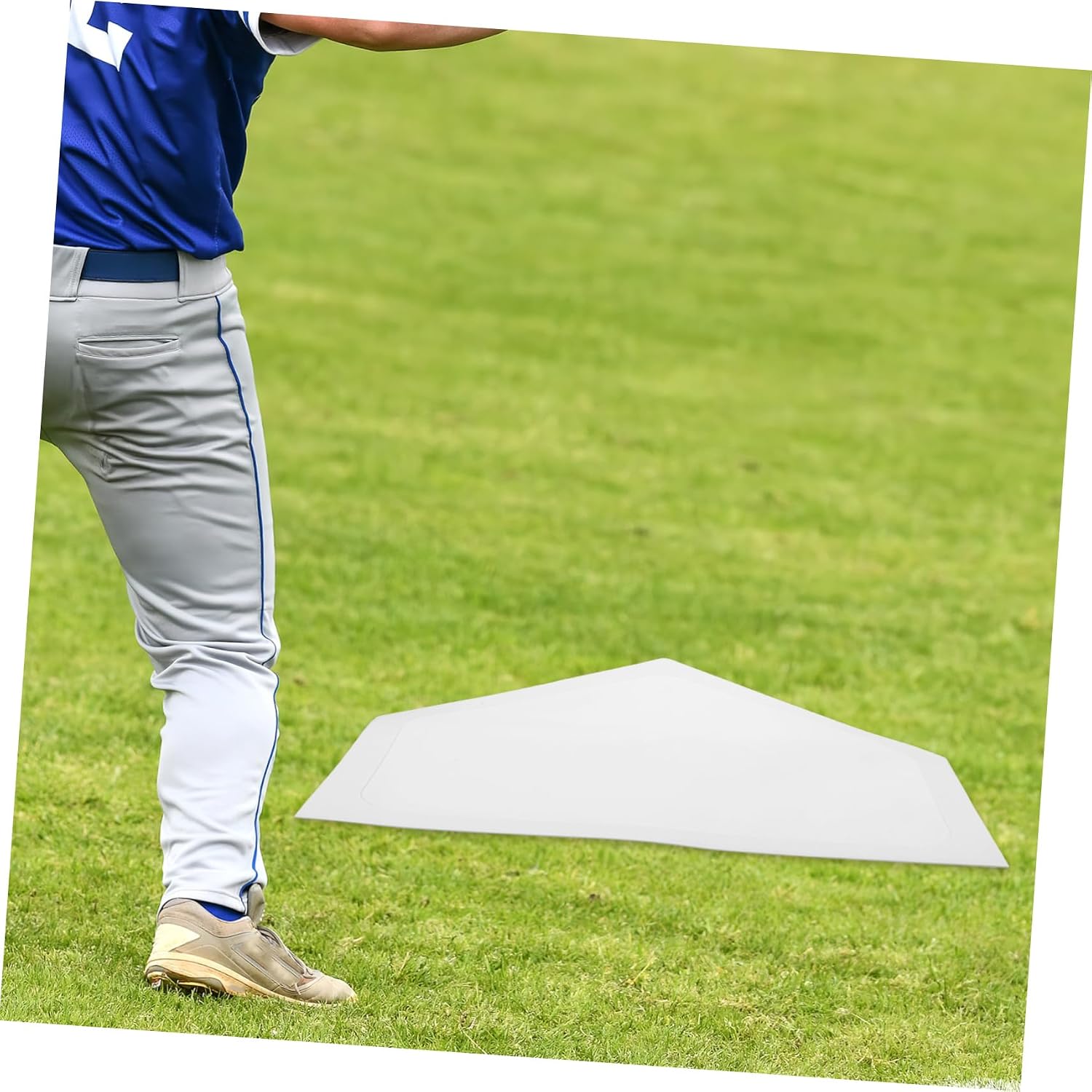 YARNOW Baseball Training Board Home Plate Training Baseball Plates Pitcher Markers Sports Durable TPE Material