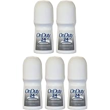 Unscented Roll-On Antiperspirant Deodorant, Fragrance Free for Men & Women, Quick-Drying Formula, Long-Lasting Sweat & Odor Protection, 2.6 Fl Oz Each, Pack of 5