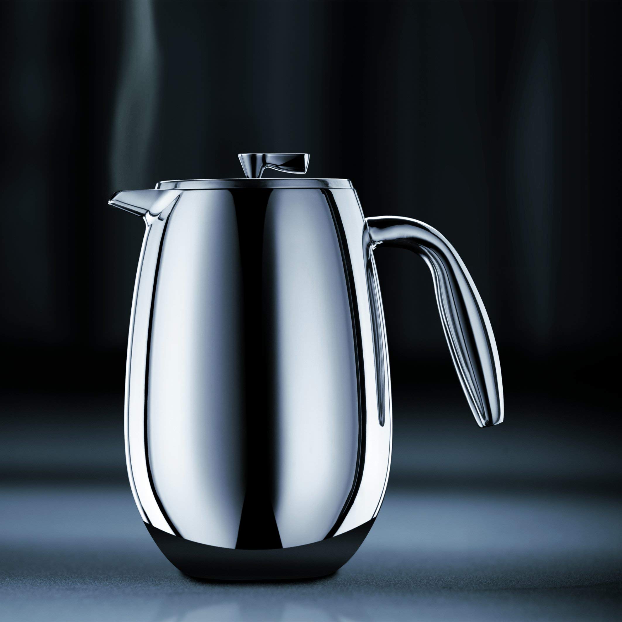 Bodum Doppelwandiger French Press Columbia - 1,5L / 12 Tassen - Edelstahl Matt - Spülmaschinenfest Kaffeebereiter