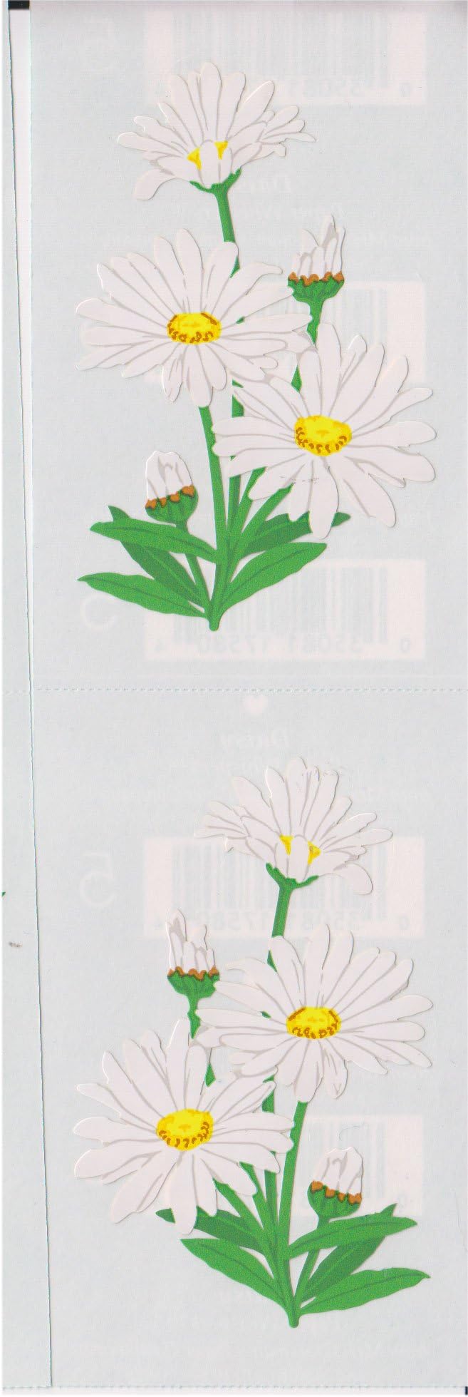 Mrs. Grossmans Paper Whisper Daisy Bunch Stickers - 1 Sheet
