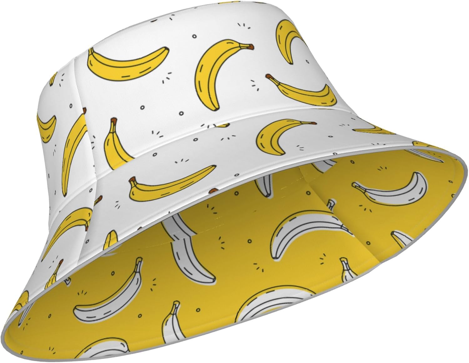 Bucket Hat Double-Side-Wear Reversible Sun Hat Beach Travel Hiking for Women Men - Image 2