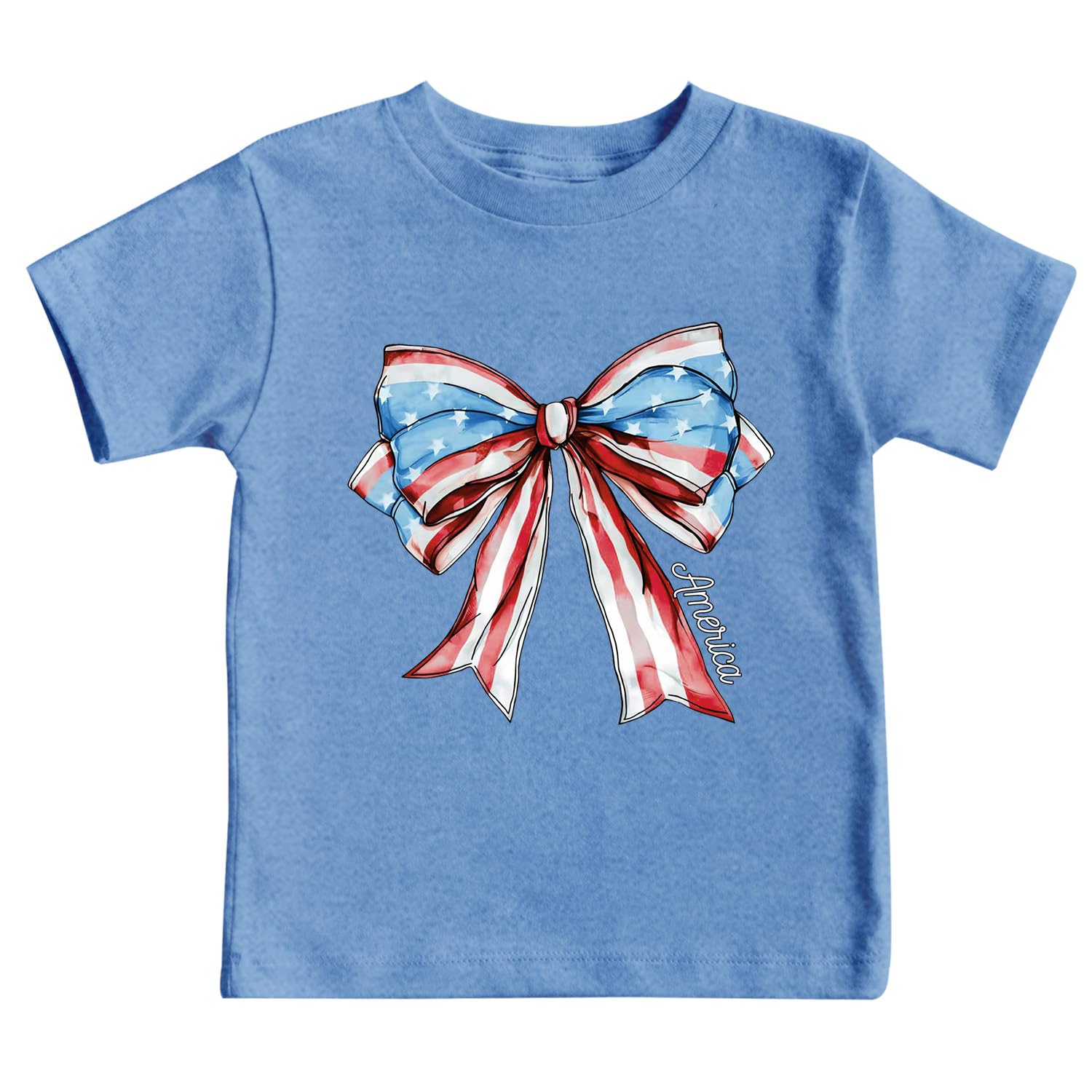 4th of July Shirts Toddler Boys Girls American Flag USA T-Shirt Kids Patriotic Tee Tops