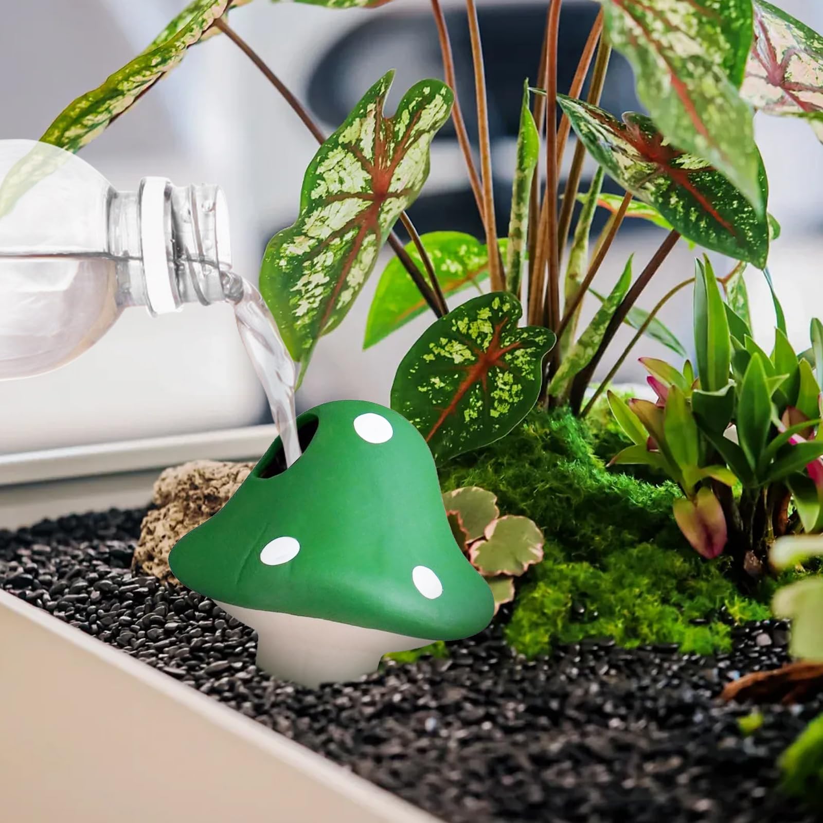 Cône D'arrosage En Terre Cuite Pour Plantes,Lot De 4 Arrosage Bouteille Piquets D Auto Arrosage Automatique Systeme De L Eau Goutte A Goutte Pour Plantes D Interieur D Exterieur En Vacances 1 U373