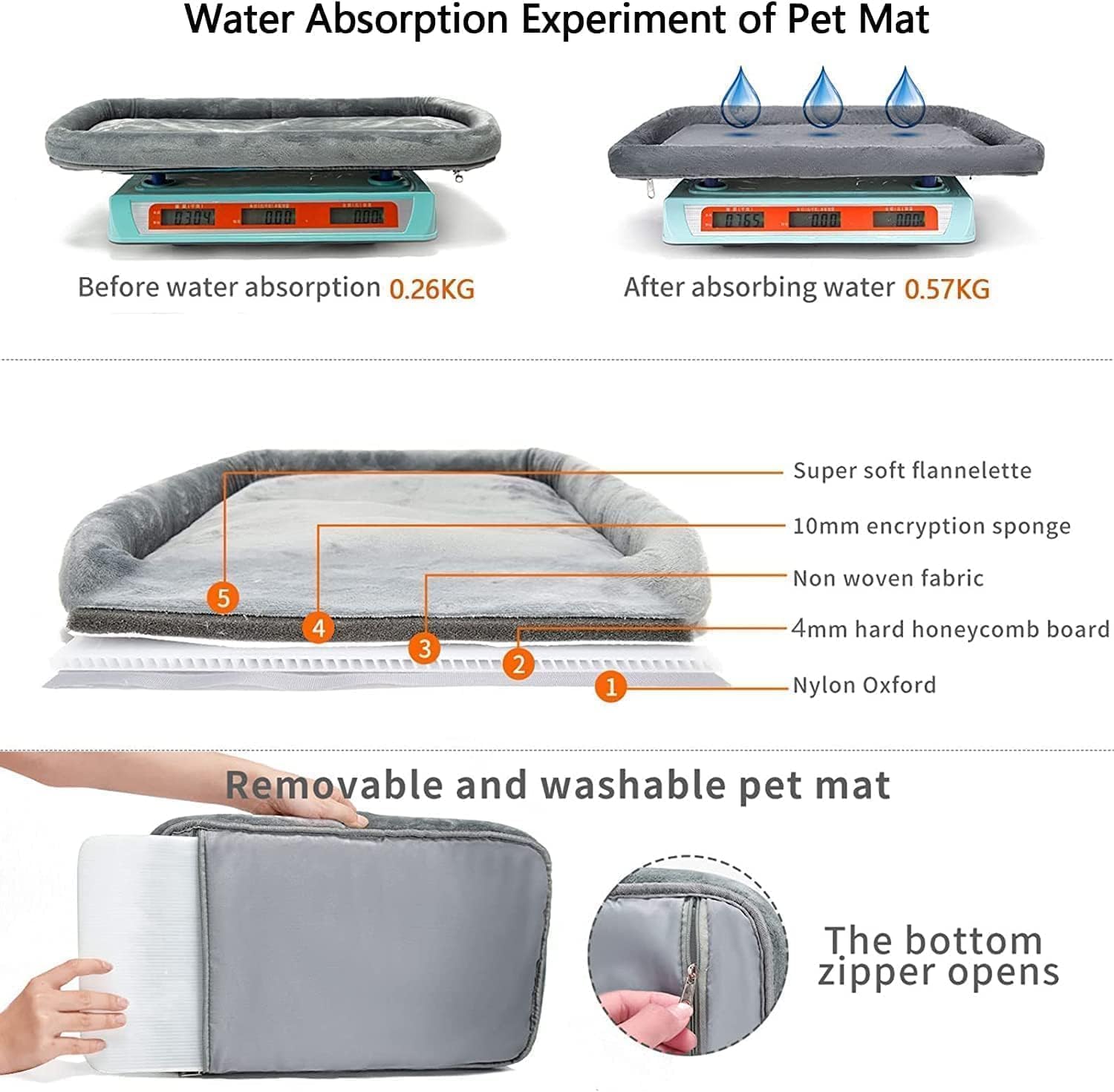 Wakytu cat carrier, Airplane Transport Box for Cats and Small Dogs Foldable cat carrier large - Image 3