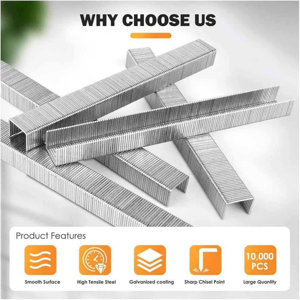 4000 punti metallici zincati K-30-5.9x30x0.8x1.3 mm - D-Work