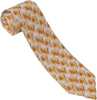 Ties for Men - Comfortable Cute Toast Print Men's Neckties for Business Father's Day Birthday Wedding