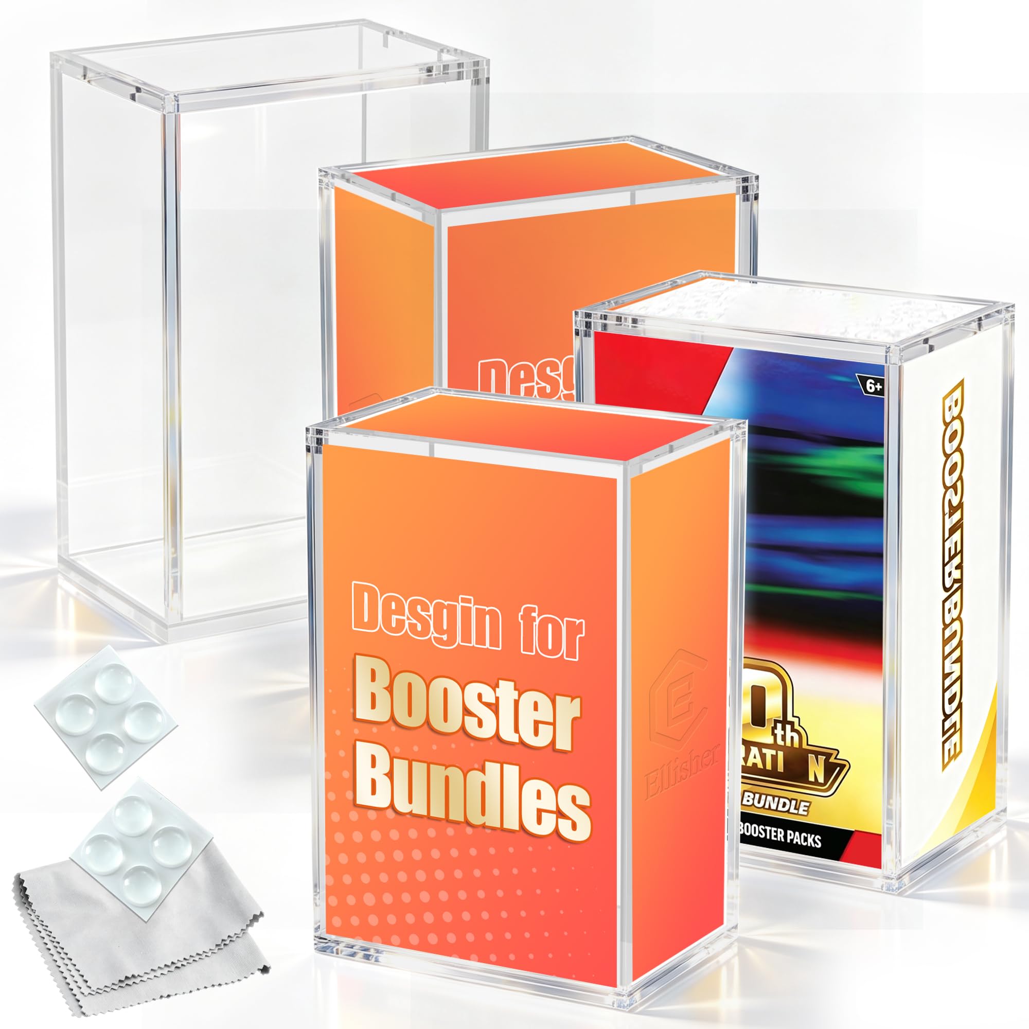 PKMN Booster Bundle Acrylic Cases - 2 Pack -10