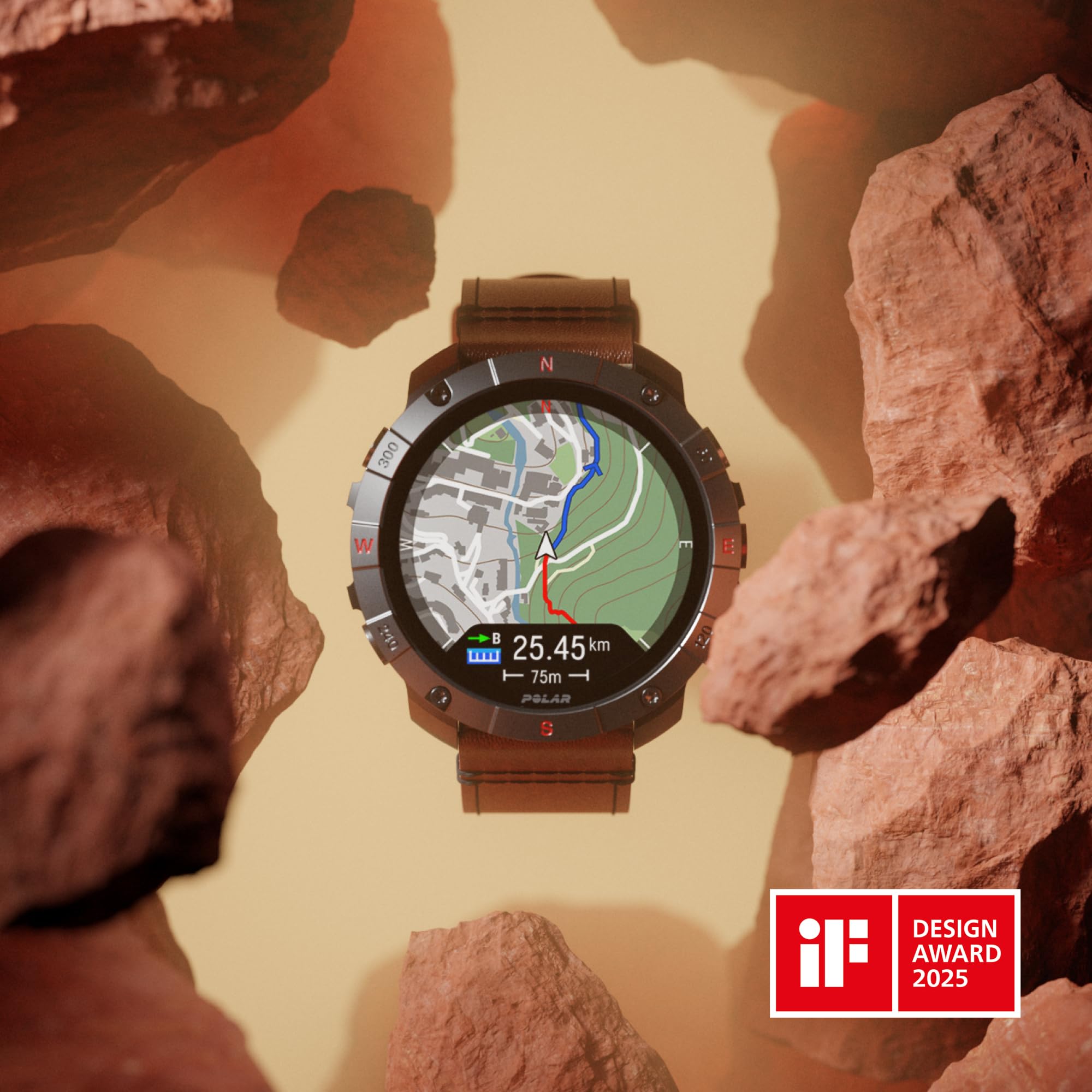 Polar Grit X2 Pro – robuste GPS-Sportuhr mit optischer Pulsmessung, Smartwatch-Navigation und Biosensorik für Beste Leistungen. Die Outdoor-Uhr für das ultimative Abenteuer